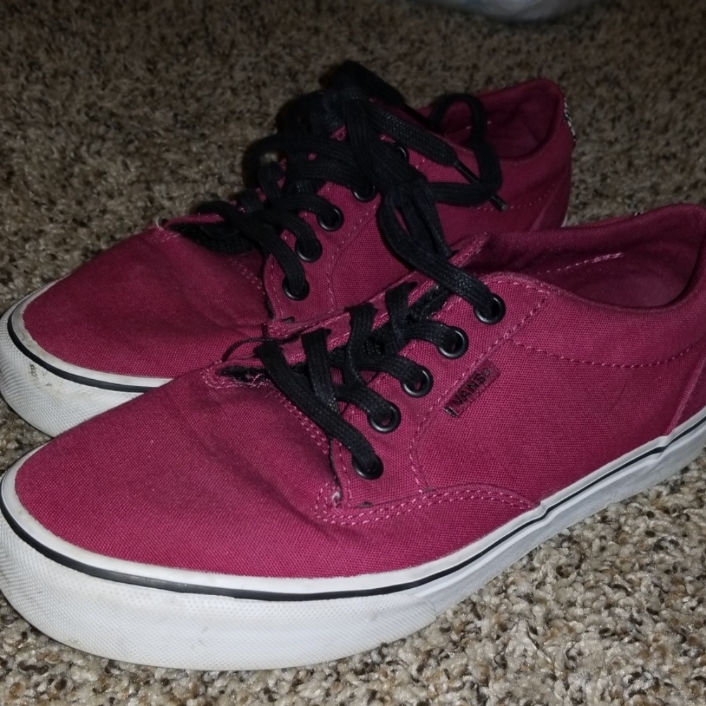 Maroon Vans